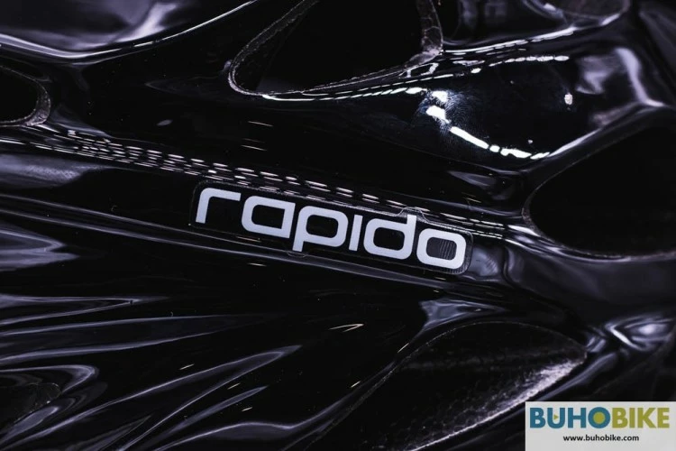 CASCO BICICLETA KASK RAPIDO NEG-NEG ORIGINAL 2 CASCO BICICLETA KASK RAPIDO NEG-NEG ORIGINAL - Imagen 2