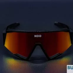 GAFAS CICLISMO KOO SPECTRO NEGRAS LENTE RED MIRROR