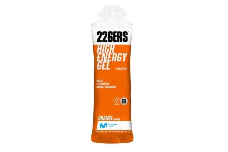 226ERS HIGH ENERGY GEL 60ML (BCAA´S NARANJA) 1 226ERS HIGH ENERGY GEL 60ML (BCAA´S NARANJA)