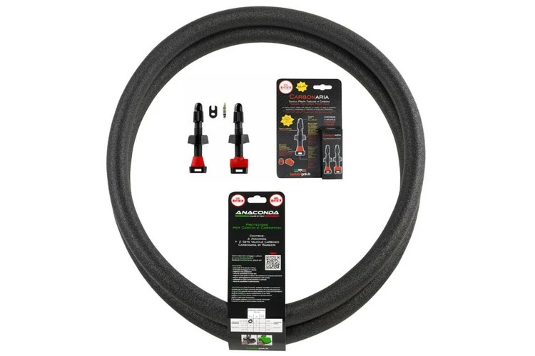 KIT MOUSSE BARBIERI ANACONDA GRAVEL 700X32-45 VALVULAS CARBO 1 KIT MOUSSE BARBIERI ANACONDA GRAVEL 700X32-45 VALVULAS CARBO