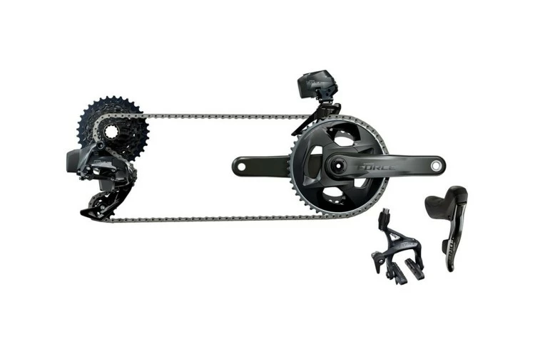 SRAM SRM FORCE E-TAP AXS 2X GRUPO HIDRO FLAT MOUNT CL 2P 1 SRAM SRM FORCE E-TAP AXS 2X GRUPO HIDRO FLAT MOUNT CL 2P